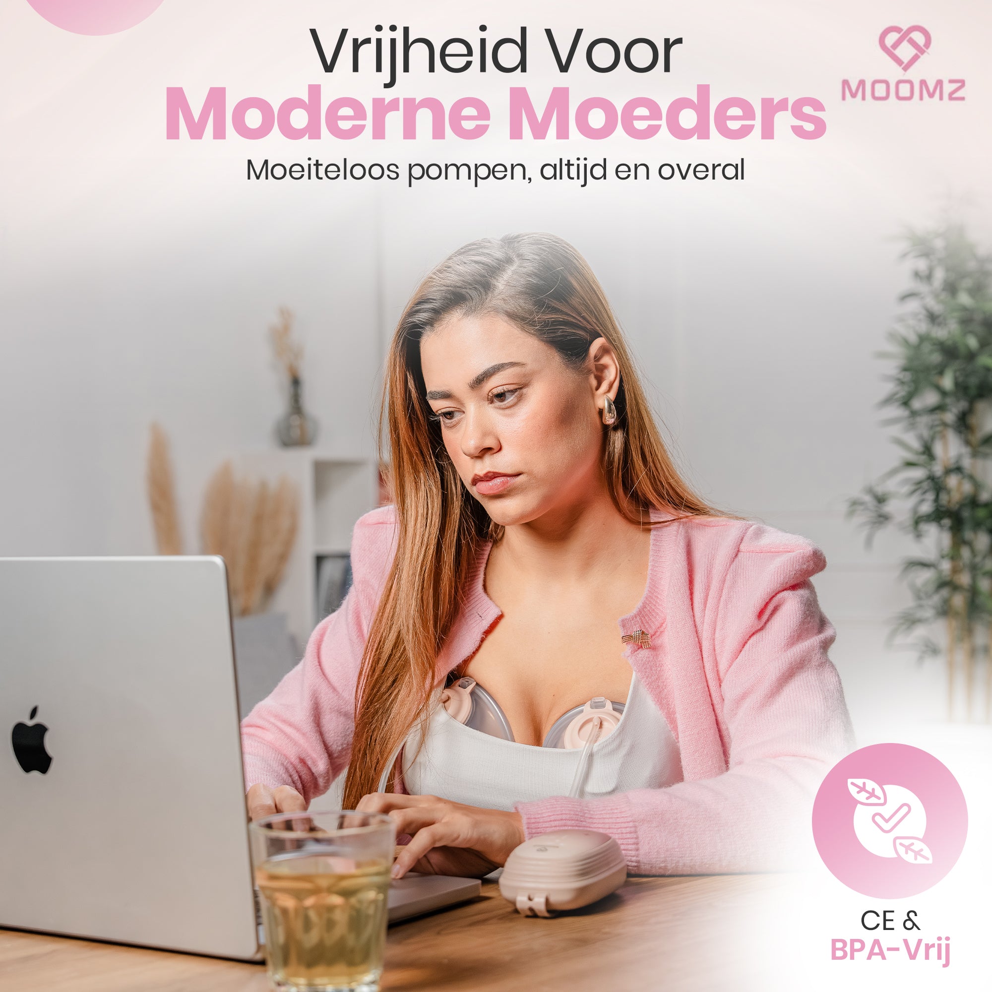 Moomz Handsfree Borstkolf Flex Pro+ Dubbel